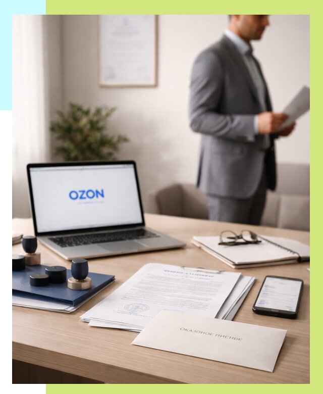 Отказное письмо для Ozon в Озёрске от 3550 р. | Сертэкс