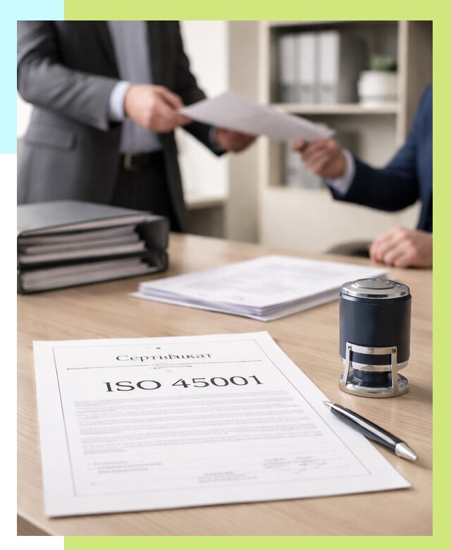 Сертификат ISO 45001 в Озёрске под ключ от 45639 р. | Сертэкс